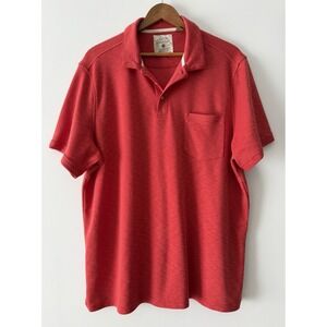 Tasso Elba Island Men's Red Polo Shirt Short Sleeve XXL Sun Protect UPF Preppy